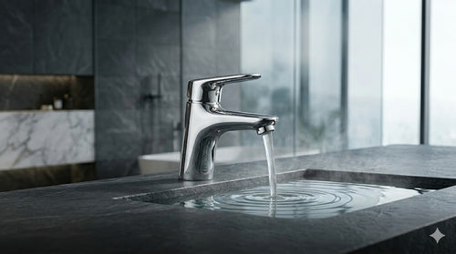 Nexaliving 87801 basin faucet, chrome, single lever