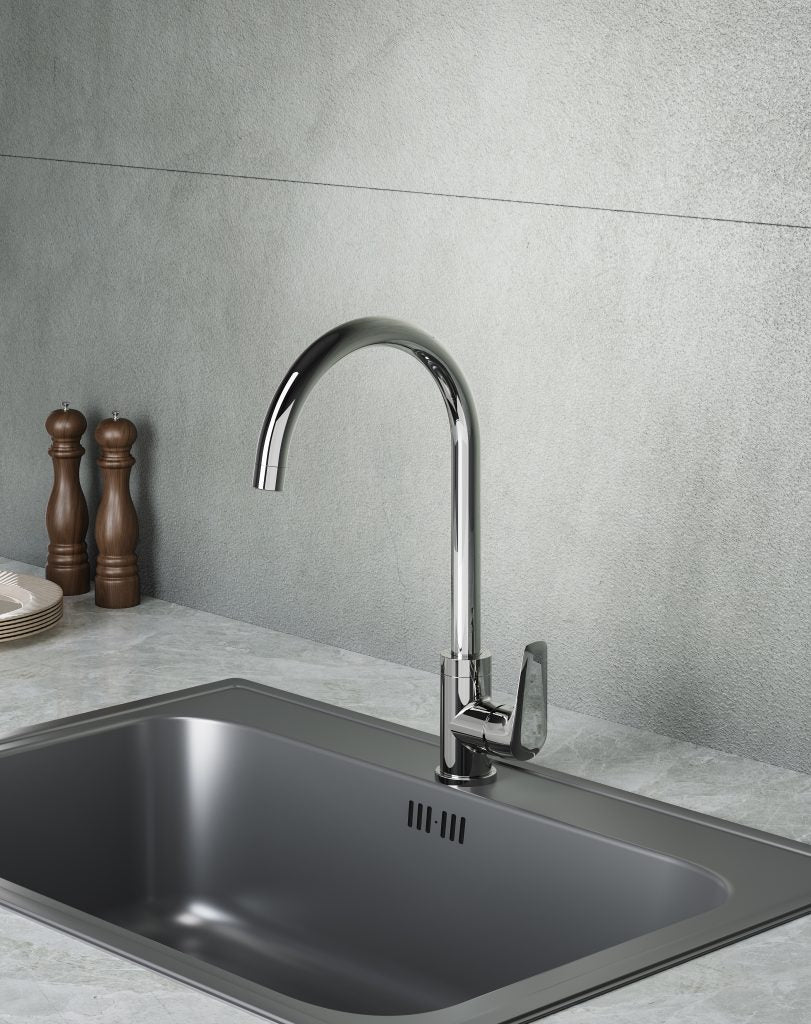 Nexaliving 87805 kitchen/vanity faucet installed on kitchen sink