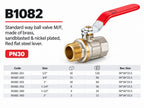 Maten en verpakkingsinformatie VC-B1082