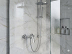 Nexaliving 87804 shower mixer, chrome, wall-mounted